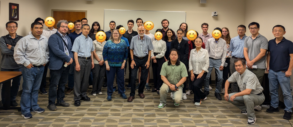 The interns and mentors who presented in-person for the 2024 CISESS Intern Presentations (underage interns are censored)