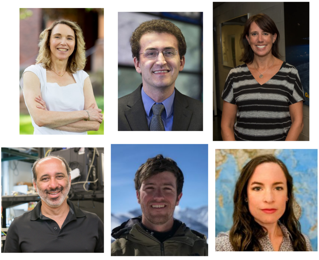 Top row: Amanda Lynch (Brown), Steven Greybush (Penn State), Sarah Ringerud (NASA/GSFC); Bottom row: Vanderlei Martins (UMBC), Justin Pflug (ESSIC), Colleen Baublitz (EPA)