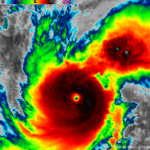 Figure 1: GOES-East 1-minute mesosector Clean IR Longwave Window Band 13 imagery from ~1515 to ~1615 UTC 07 October 2024. This animation was created in AWIPS, and display files can be shared upon request.