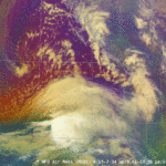 Figure 3: GOES-West Airmass RGB imagery valid ~1000 UTC to ~2000 UTC 19 November 2024. This animation was created in AWIPS, and display files can be shared upon request.