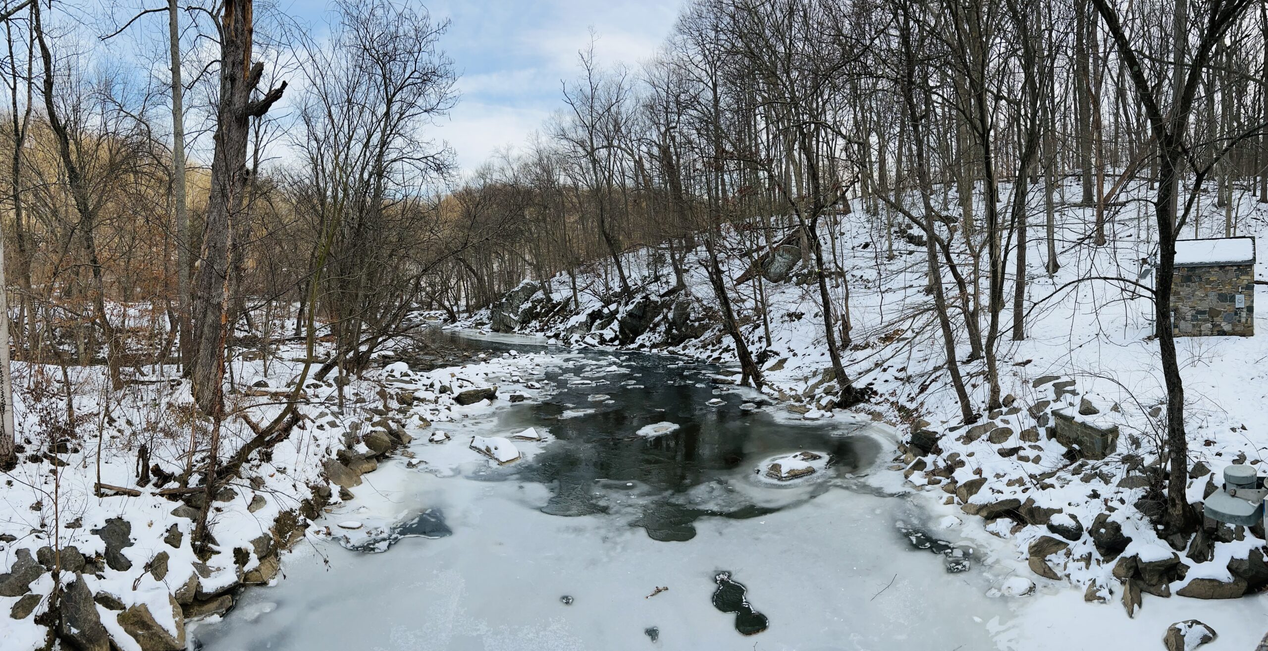 A visual of Rock Creek, taken by Sujay Kaushal