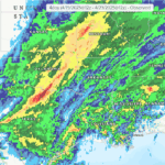 Figure 9: Precipitation estimates showed a widepsread 3-6″ rainfall footprint from Central Texas to Central Missouri, with up to 10″ of rainfall in parts of northern Texas. From National Water Prediction Service