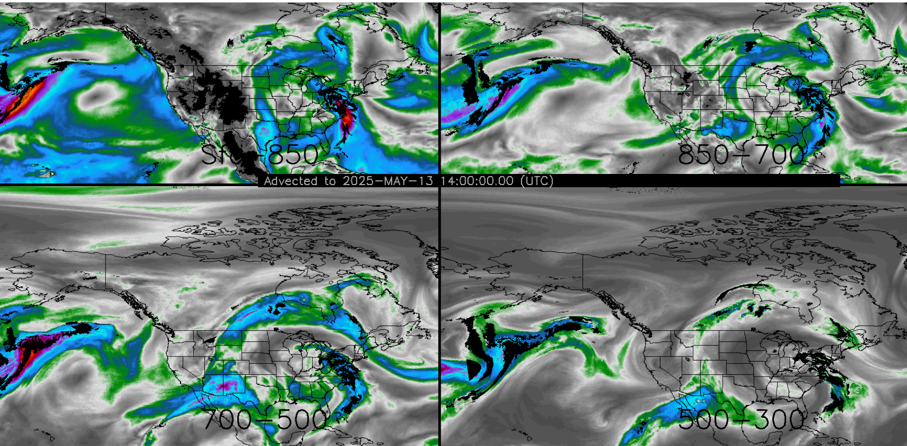 Figure 5: CIRA LVT output at 1400 UTC 13 May 2025. From CIRA