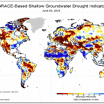 Figure 4. GRACE-based drought analysis for early June 2025 (https://nasagrace.unl.edu/)