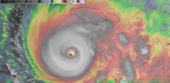 Mesosector imagery overlaid on Visible imagery