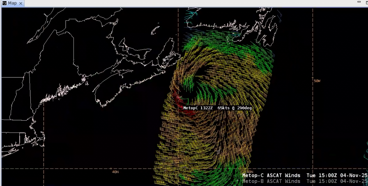 Metop-C/ASCAT pass