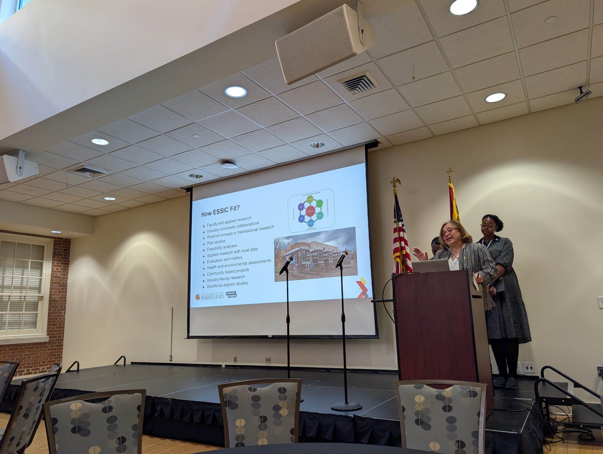 Day 2's Plenary session was "Updates from the Office of Government Relations". Presented by Jazz Lewis, Christine Hagan, and Gloria Blackwell. Pictured: Gloria Blackwell. Photo by Cazzy Medley