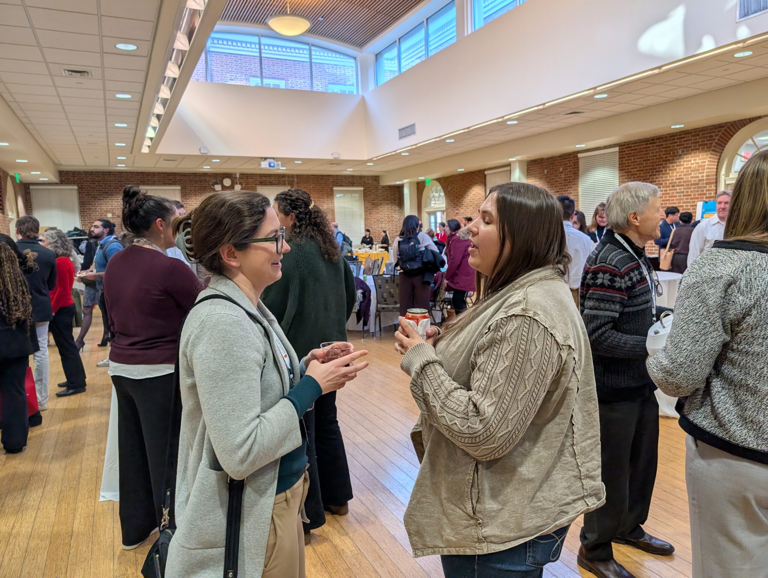 Attendees networked during the reception. Photo by Cazzy Medley.
