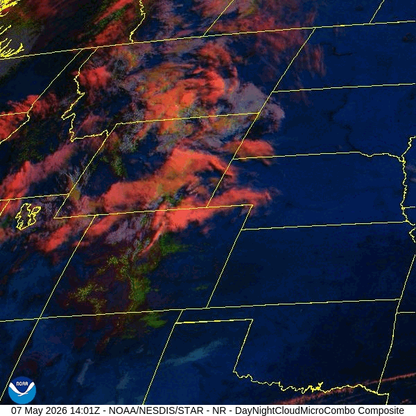 GOES-East CONUS Day Cloud Phase Distinction