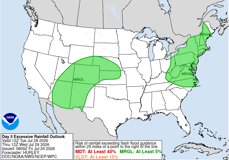 NWS WPC Day 5 ERO