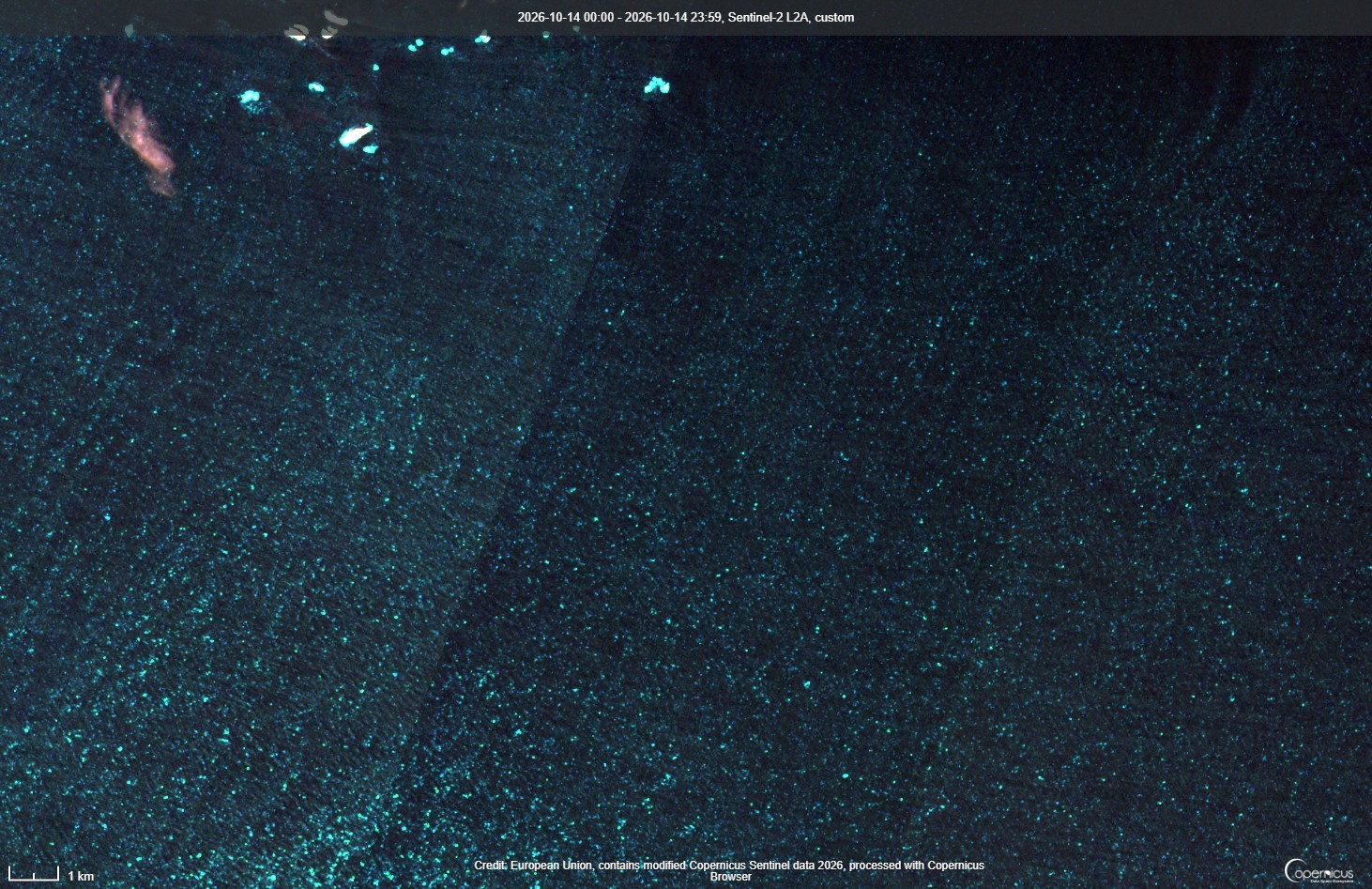 Sentinel-2 Sea Spray