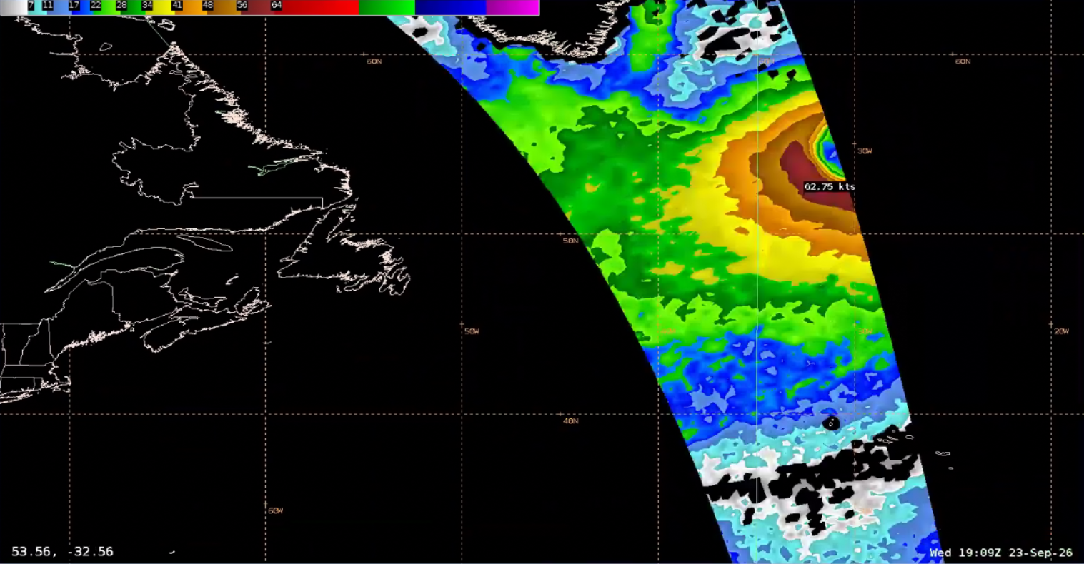 SMAP-derived OSWs